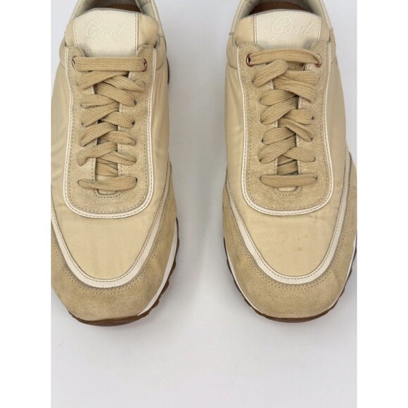 Good Man Brand Triumph Mens Shoes Brown Suede Trainer Sneakers Low Top US 10 - Picture 5 of 12